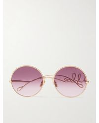 Chloé - Iconic Round-Frame-Tone Sunglasses - Lyst