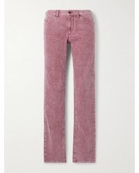 Isabel Marant - Leniya Cotton-Blend Corduroy Skinny Pants - Lyst