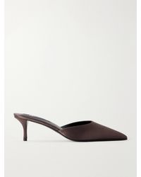 Alaïa - Le Coeur 55 Satin Mules - Lyst