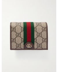 Gucci - Ophidia Leather-Trimmed Printed Coated-Canvas Wallet - Lyst