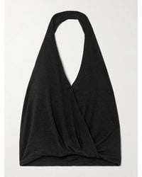 Deiji Studios - Slub Linen And Lyocell-Blend Jersey Wrap-Effect Top - Lyst