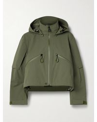 Moncler - Kibira Jacke Aus Shell Mit Kapuze Und Applikation - Lyst