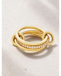 Spinelli Kilcollin - Sonny Set Of Three 18-Karat Diamond Rings - Lyst
