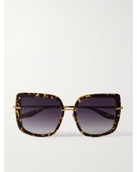 Barton Perreira - Margret Square-Frame Acetate And-Tone Sunglasses - Lyst