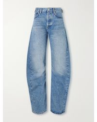 Agolde - Spiral Mid-Rise Barrel-Leg Jeans - Lyst