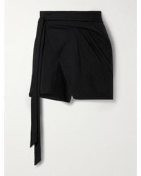 Isabel Marant - Berenice Asymmetrischer Mini-Wickelrock Aus Baumwoll-Jersey - Lyst