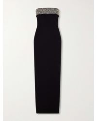 The New Arrivals Ilkyaz Ozel - Crystal-Embellished Crepe Gown - Lyst