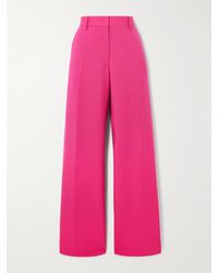 Dries Van Noten - Wool And Mohair-Blend Twill Straight-Leg Pants - Lyst