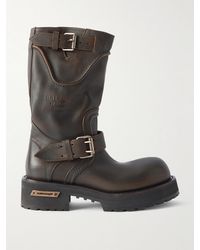 Balenciaga - Venom Leather Ankle Boots - Lyst