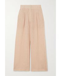 LeKasha - Sohag Linen Wide-Leg Pants - Lyst
