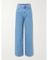 Blazé Milano - Nariida Maya Java Hoch Sitzende Jeans Mit Weitem Bein Und Stickerei - Lyst
