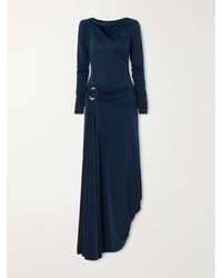 Rebecca Vallance - Kiana Embellished Gathered Stretch Gown - Lyst