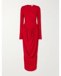 Ilkyaz Ozel - Camino Gathered Crepe Gown - Lyst