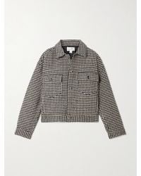 FRAME - Veste En Tweed Pied-De-Poule - Lyst