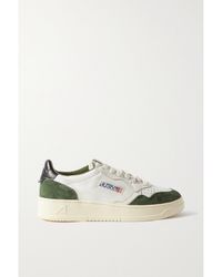 Autry - Medalist Low Suede And Leather Sneakers - Lyst