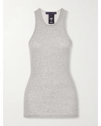 Tibi - Cotton-Blend Tank - Lyst