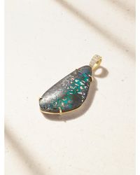 Jacquie Aiche - 14-Karat, Opal And Diamond Pendant - Lyst