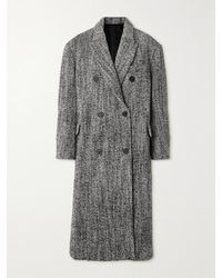 Isabel Marant - Lojimiko Oversized Double-Breasted Wool-Blend Bouclé Coat - Lyst