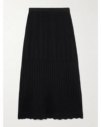 Eres - Rythmee Pointelle-Knit Wool And Cashmere-Blend Maxi Skirt - Lyst