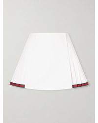 Gucci - Short Cotton Poplin Skirt - Lyst