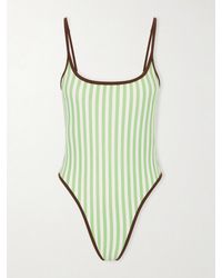 Haight - Pipping Thidu Striped Swimsuit - Lyst