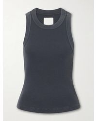 Citizens of Humanity - Isabel Ribbed Cotton And Tencel Lyocell-Blend Tank - Lyst