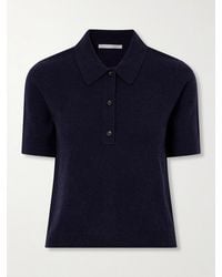 Maria McManus - Cashmere And Cotton-Blend Polo Shirt - Lyst
