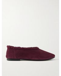 A.Emery - Park Braided Suede Ballet Flats - Lyst