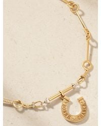 Marie Lichtenberg - Small Bonne Chance 18-Karat And Diamond Necklace - Lyst