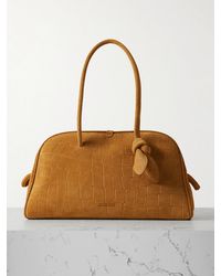 Jacquemus - Sac À Main En Daim Effet Croco Le Turismo - Lyst