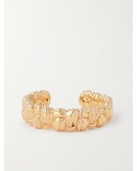Bottega Veneta - Intrecciato-Plated Cuff - Lyst