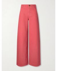 Christopher Esber - High-Rise Wide-Leg Jeans - Lyst