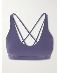 lululemon - Yoga Full Freedom Strappy V-Neck Sport-Bh Aus Nulu-Material - Lyst
