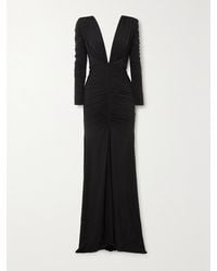 Alex Perry - Dalton Robe Aus Stretch-Jersey Mit Raffungen - Lyst