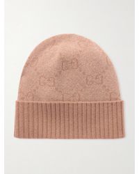 Gucci - Logo-Jacquard Cashmere-Blend Beanie - Lyst
