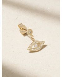 Jacquie Aiche - Einzelner Ohrring Aus 14 Karat Mit Diamanten - Lyst