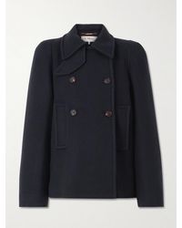 Chloé - Double-Breasted Wool-Blend Coat - Lyst