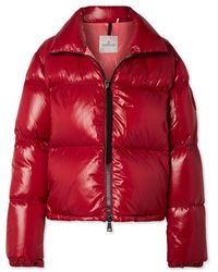 Moncler Steppjacke Aus Shell - Rot