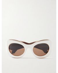 Loewe - Paula's Ibiza Rounded-Frame Acetate Sunglasses - Lyst