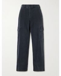 James Perse - Herringbone Cotton-Blend Cargo Pants - Lyst