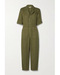Alex Mill Standard Linen Jumpsuit - Green