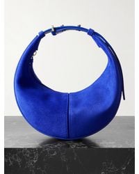 Proenza Schouler - Slide Mini Paneled Leather-Trimmed Suede Shoulder Bag - Lyst