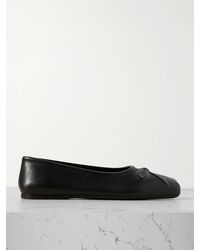 Marni - Embossed Leather Ballet Flats - Lyst