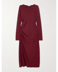 Altuzarra - Robb Ruched Knitted Midi Dress - Lyst