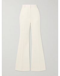 Nina Ricci - Wool-Gabardine Flared Pants - Lyst