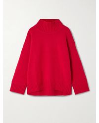 La Ligne - Archie Wool And Cashmere-Blend Mock-Neck Sweater - Lyst