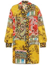 Etro Tunique En Mousseline De Soie Imprimée - Multicolore
