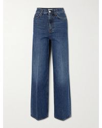 TOTEME - High-Rise Wide-Leg Organic Jeans - Lyst