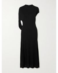 Jacquemus - Salerno Asymmetric Open-Back Stretch-Jersey Midi Dress - Lyst