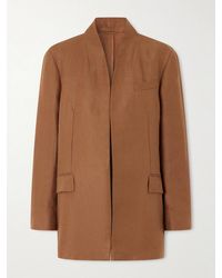 Brunello Cucinelli - Linen-Twill Blazer - Lyst